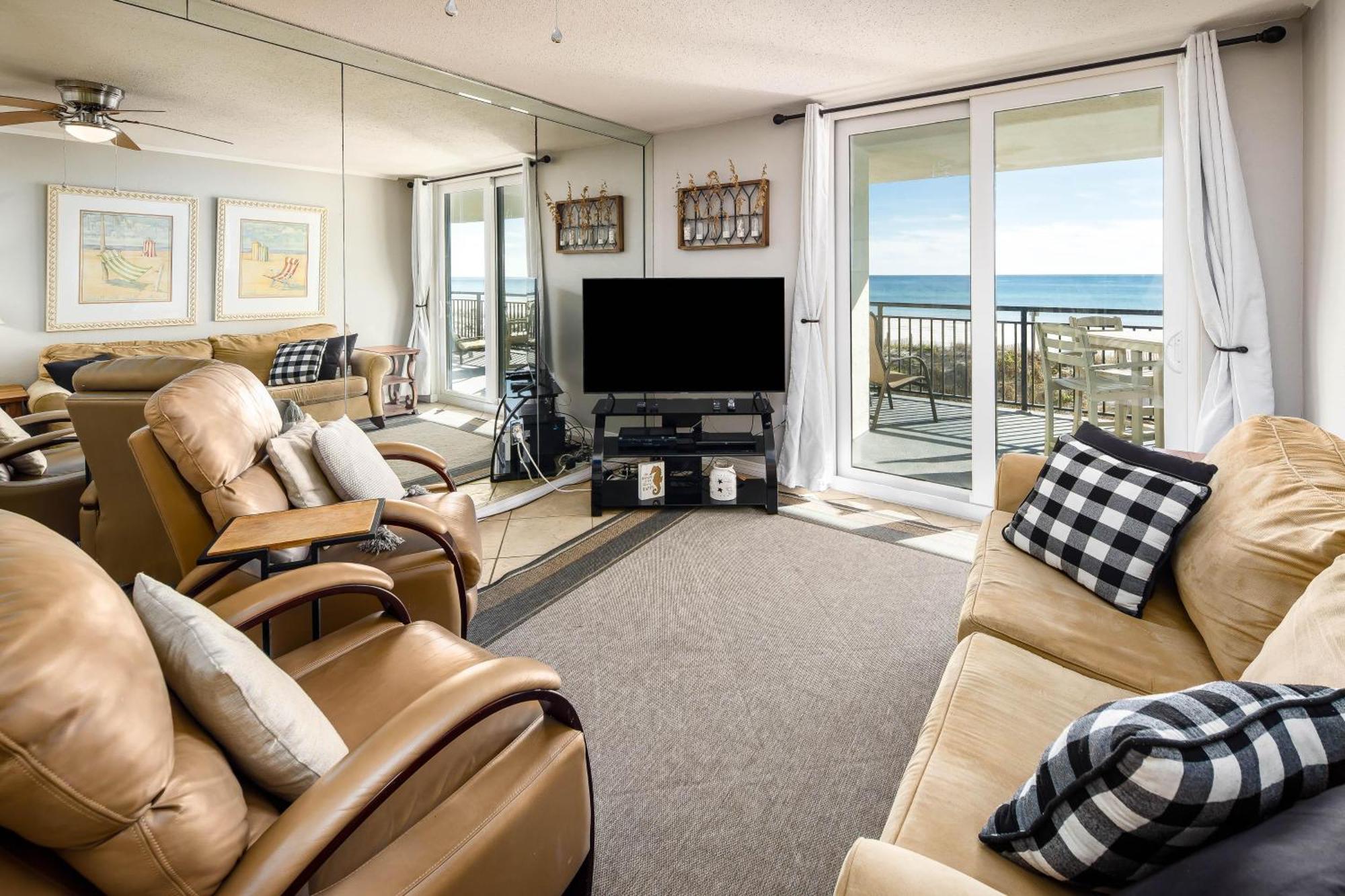 Nautilus 1201 - Gulf Front 2 Bedroom Huge Wrap Around Balcony 2Nd Floor! Fort Walton Beach Esterno foto