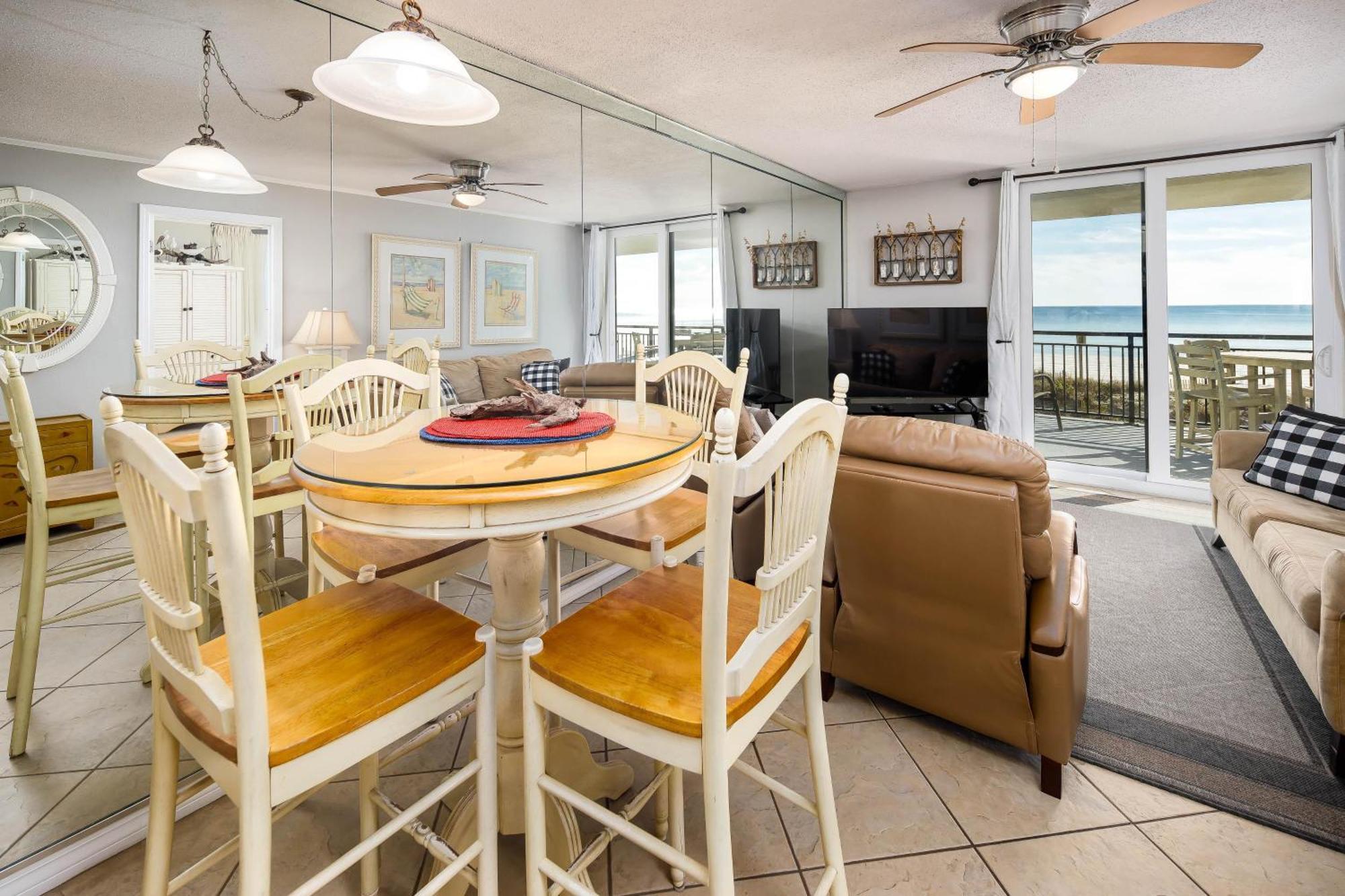 Nautilus 1201 - Gulf Front 2 Bedroom Huge Wrap Around Balcony 2Nd Floor! Fort Walton Beach Esterno foto
